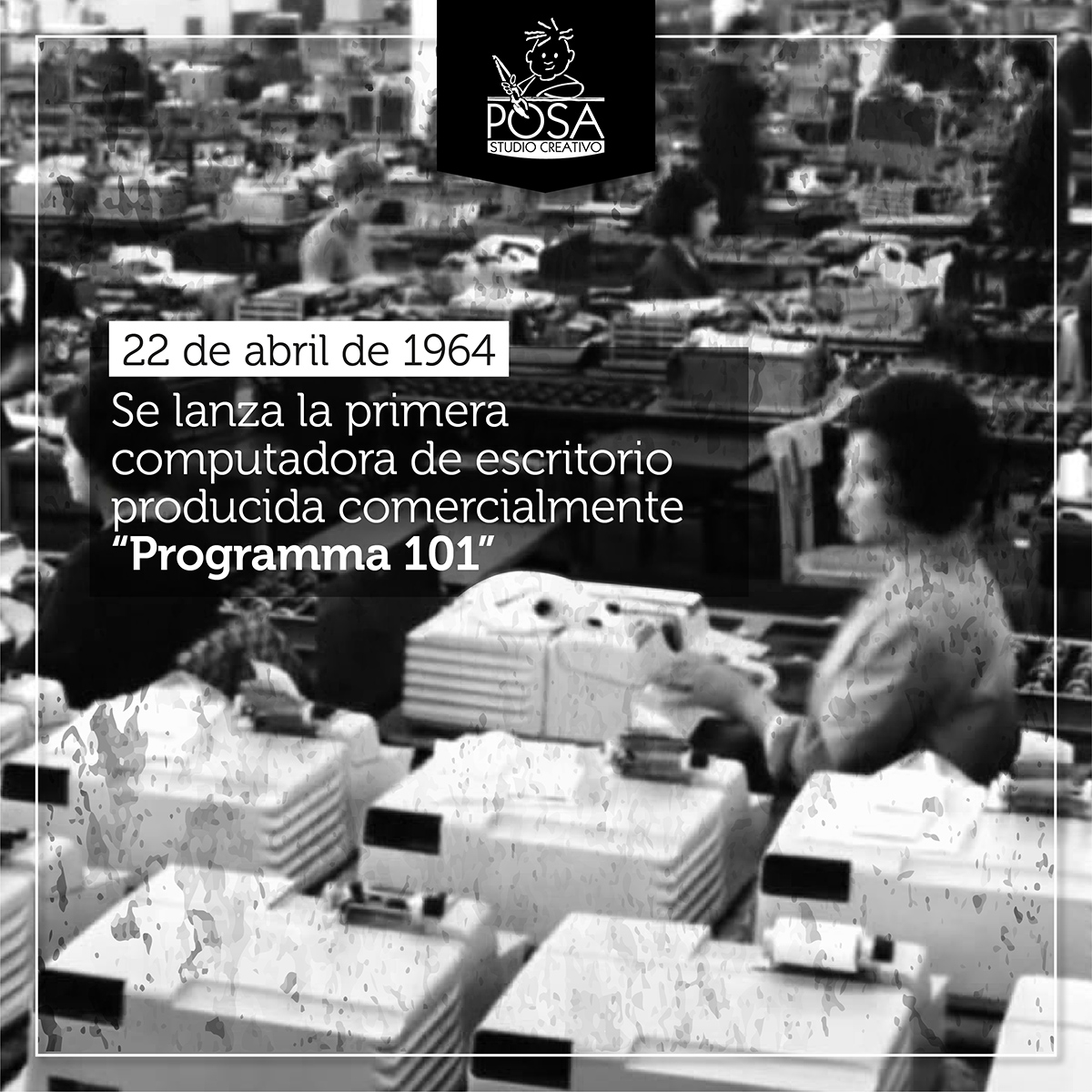 posastudio's tweet image. “Programma 101” es la primera computadora de escritorio comercial producida en Italia por Olivetti.
.
Fue lanzada en la Feria Mundial de Nueva York de 1964 y se vendieron 44,000 unidades por el precio de $3.200 por unidad ($25.400 en términos actuales).
.
#Programma101 #Olivetti