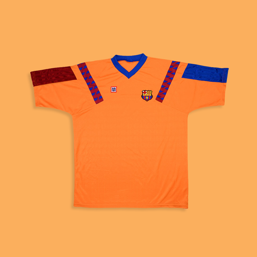 Barcelona in the 1992 European Cup FinalCan you think of any other teams to wear orange?