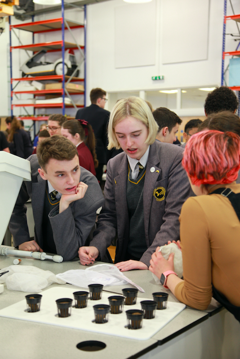 Our education programmes are hands-on, practical and immersive, empowering people to develop a range of skills whilst looking for solutions to tackle the real-world problem of global food security.

#education #outreach #farmurban #STEM #STEAM