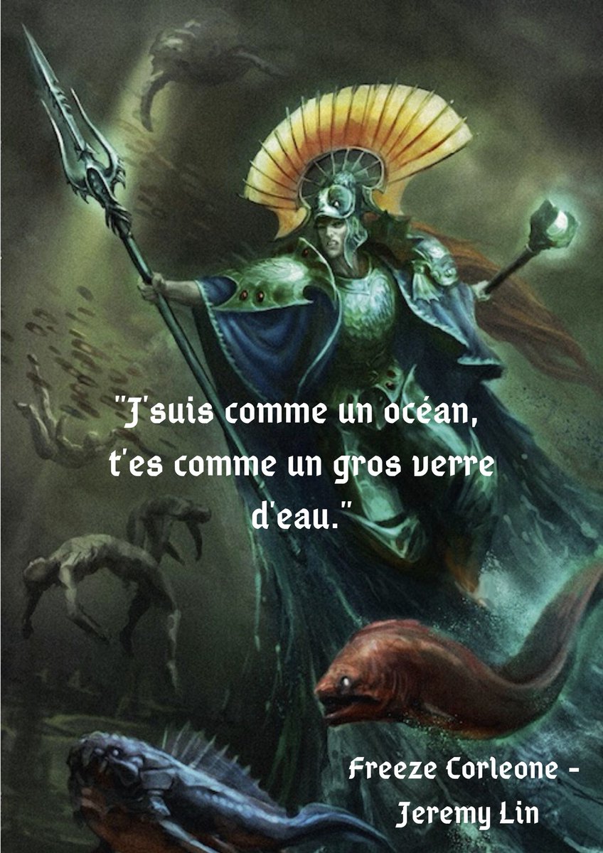 Les Idoneth, aux moins aussi mystérieux que Freeze Corleone.