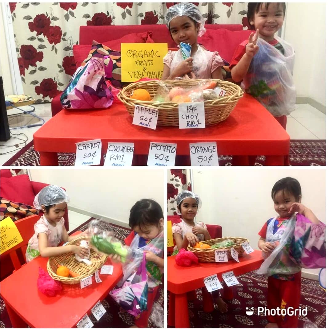 MsSyaraSaifudin's tweet photo. E-learning by #msukids π©π»βπ«π¨π»βπ« Well done parents, children, interns and teachers β€οΈ Theme of the week : Fruits & Vegetables ππ₯¬ (video, worksheet, role play, station, art & craft) #earlychildhoodeducation #RMO @MSUmalaysia https://t.co/ChblWDJUmT