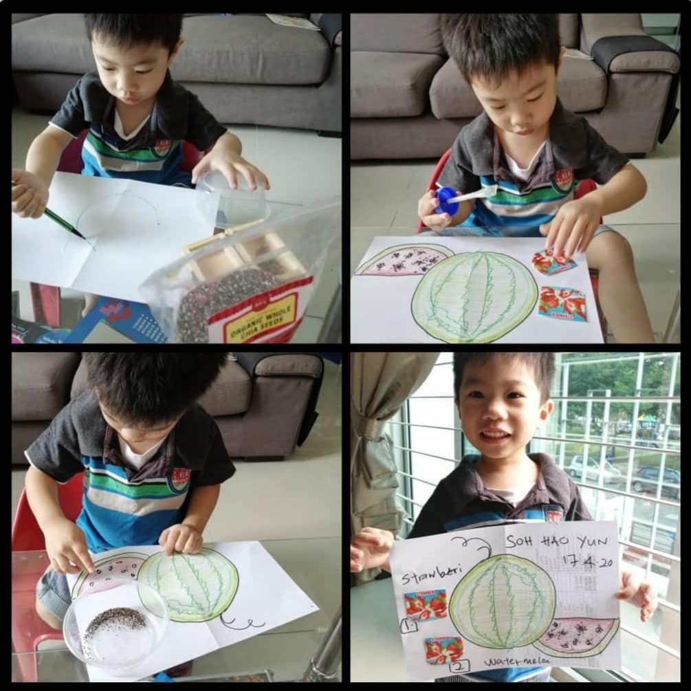 MsSyaraSaifudin's tweet photo. E-learning by #msukids π©π»βπ«π¨π»βπ« Well done parents, children, interns and teachers β€οΈ Theme of the week : Fruits & Vegetables ππ₯¬ (video, worksheet, role play, station, art & craft) #earlychildhoodeducation #RMO @MSUmalaysia https://t.co/Tn3d9m1g2B