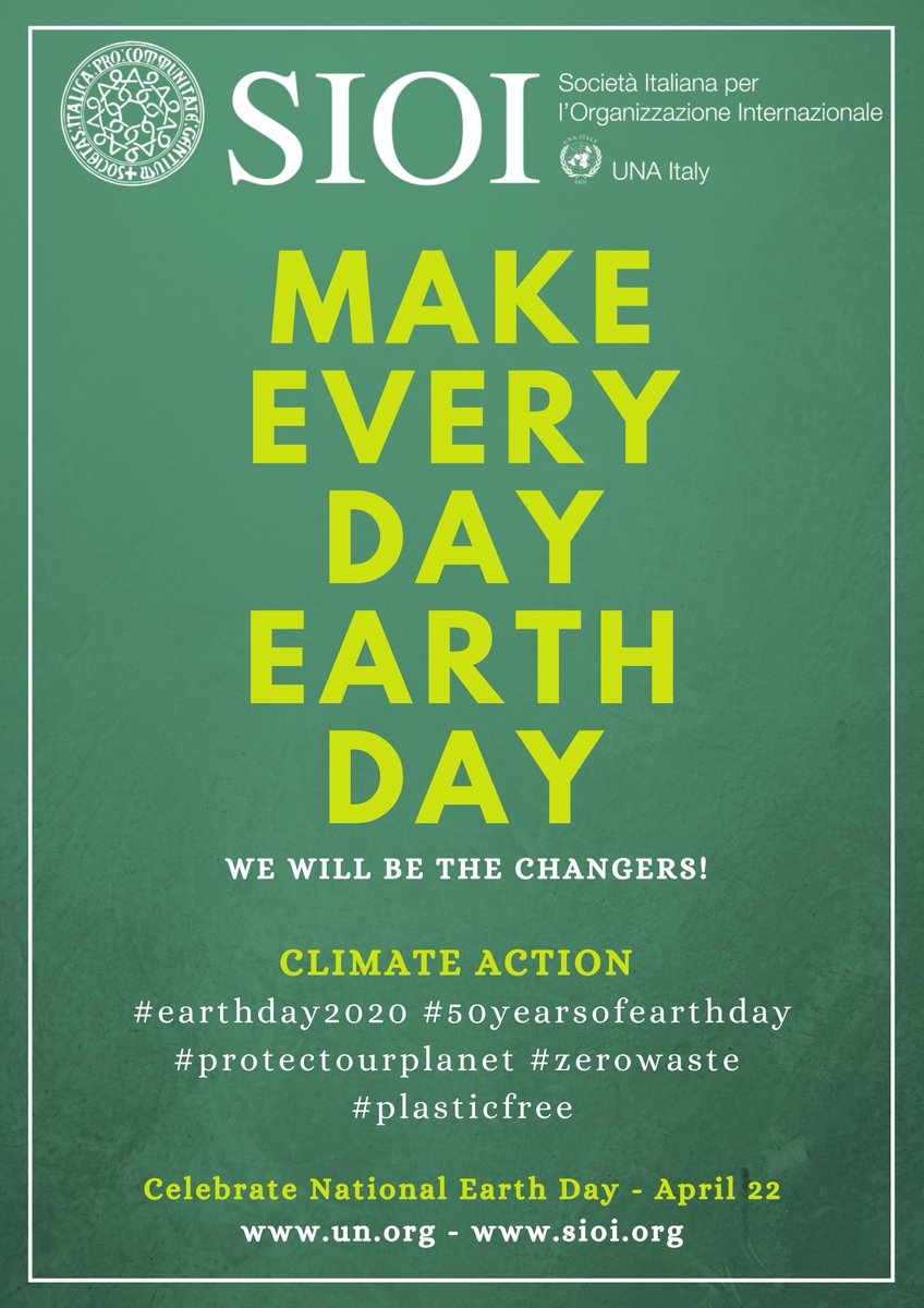 EARTH DAY 🌍Our hope for the future is that the Earth Day is no longer an annual reminder to the world for the need to protect our planet. It should be a daily commitment to ensure that we are doing as much as we can to protect the environment here, now, today.