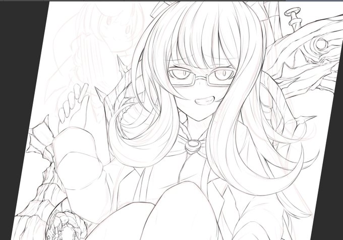 わるいかお~(⃔ ꒪꒳꒪̟  )⃕↝ 