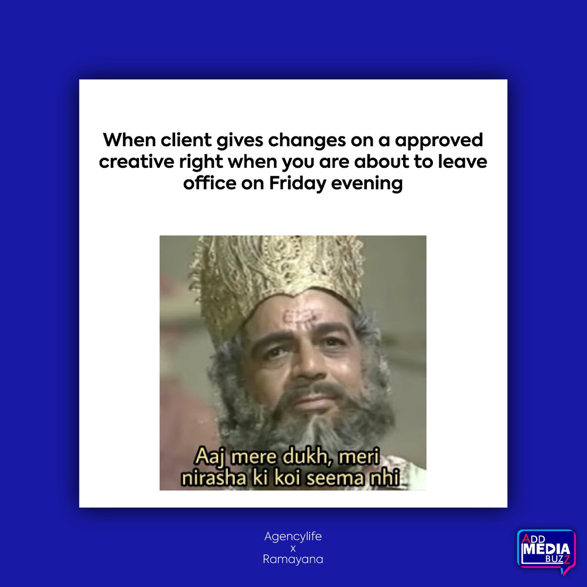 AddMediaBuzz's tweet photo. Jai Shree Ram 🙏 (2/3) #Ramayan #JaiShreeRam #AgencyLife
.
#addmediabuzz #digitalmarketing #PRAadvice #business #marketing #entrepreneur #contentmarketing #marketingtips #marketingstrategy #videoproduction #branding #mediasolution #moviemarketing #events #graphicdesign https://t.co/5BK7b4yTM5