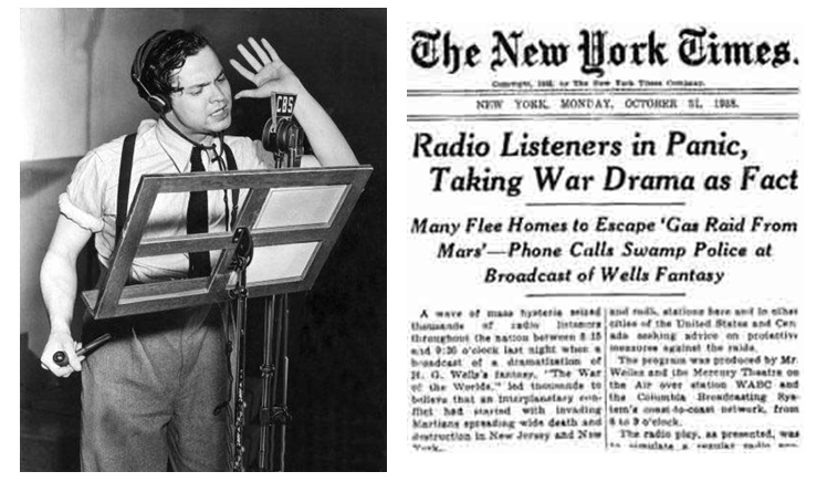 Sebanyak 25% menjawab kebanyakan orang akan panik, terkejut. Mungkin kita boleh belajar sesuatu daripada sebuah peristiwa pada tahun 1938 dahulu, di mana Orson Welles telah membuat sebuah siaran radio bertajuk “War Of The Worlds” memaklumkan makhluk asing bakal menyerang bumi.