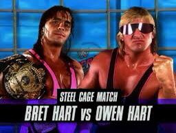WayneBe00932411's tweet photo. Mext match up Brother v Brother. Great match by the 2 Hart brothers which Owen won after outside interference 10/10 https://t.co/Xcdc79pgdT