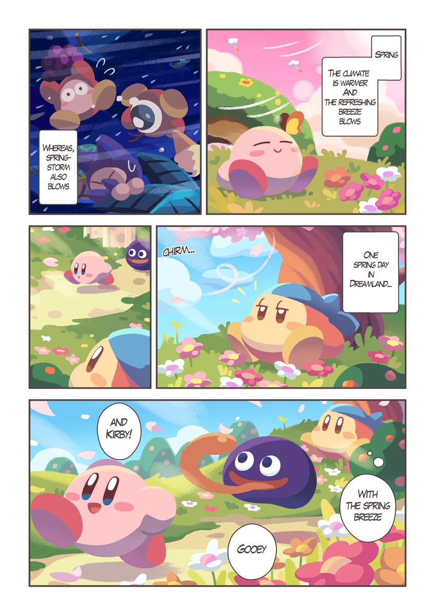 Spring breeze?

"Crying or laughing is up to me" by Bandana Waddle Dee 