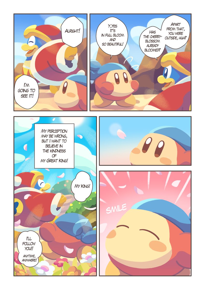 Spring breeze?

"Crying or laughing is up to me" by Bandana Waddle Dee 