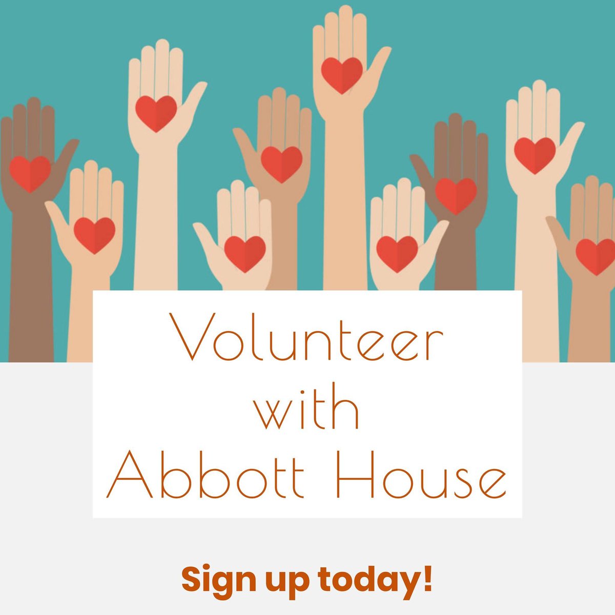 Unfortunately, we are anticipating a steep spike in child abuse cases once stay-at-home orders are relieved. To better serve these children and families, we are recruiting volunteers to help us meet this need. 

Check out the available positions here (abbott-house.org/volunteer).