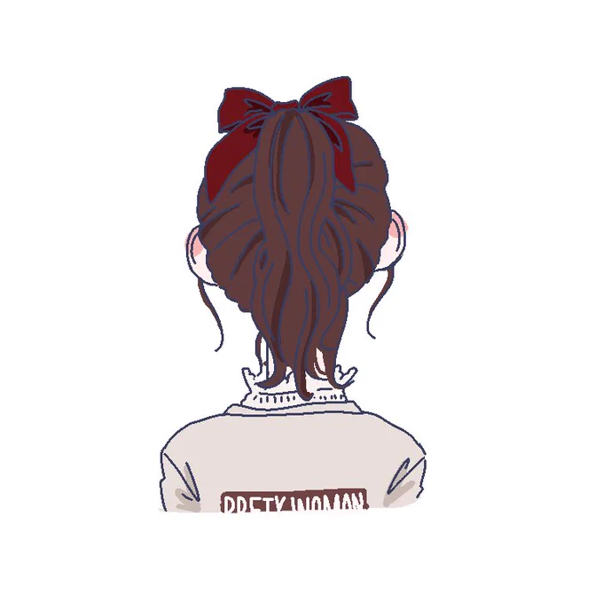後ろ姿まで可愛いって言ってね 