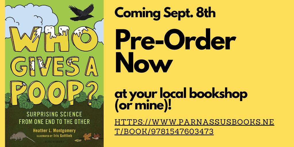 HeatherLMont's tweet image. Earth Day's  a great day to announce preorders are now being taken for
 WHO GIVES A POOP? SURPRISING SCIENCE FROM ONE END TO THE OTHER
@Bloomsburykids