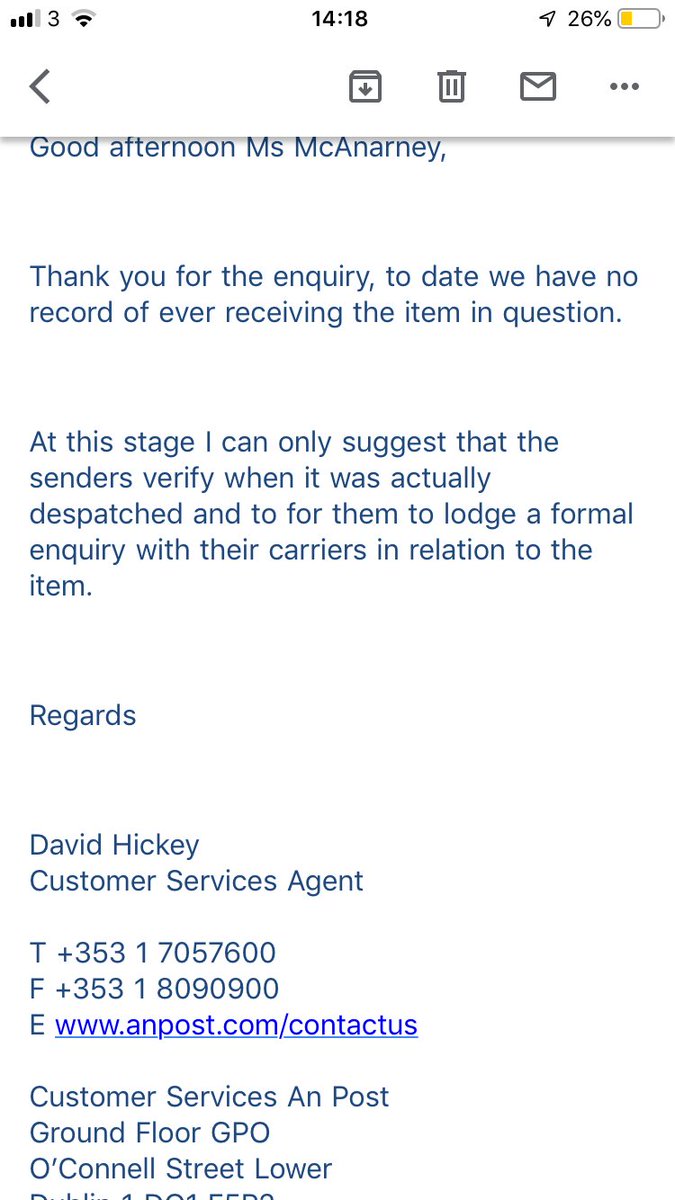 BoogiecatDesign's tweet photo. @Dyson I ordered &amp; paid €450 for Dyson V10 due for delivery 17th April...Dyson have lost my item! They do not reply to tweets/messenger &amp; phone lines are closed. They blame An Post but an post never received the item. Dyson refuse to cancel my order &amp; refuse to refund me!!! https://t.co/GOF4zLplCU