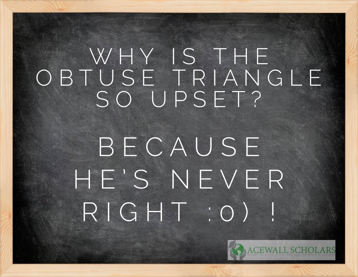 Haha that's hilarious!

Make sure to visit acewallscholars.org for more information on our tutoring services!

#FunniestTweets #Memes #math #acewallscholars #Tutor