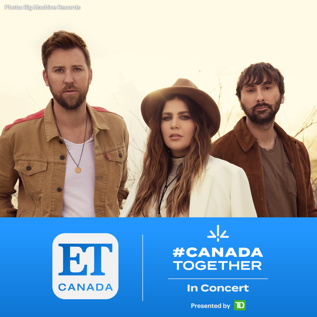 CCMAofficial's tweet photo. Tonight! Night 3 of #CanadaTogether: In Concert with @ladyantebellum @MegPatrickMusic @thereklaws and @deanbrody 7:30 ET/ 7:00 PT on @ETCanada @GlobalTV Presented by @TD_Canada Donate now #CCMAFoundation in support of @UnisonFund and @foodbankscanada https://t.co/rMDv8rLJ5F https://t.co/XmpLEmVLw7