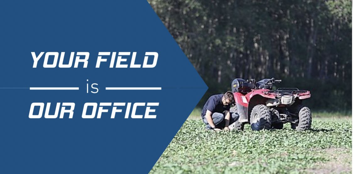 CropProCory's tweet photo. We map soils, water, and topography in #infields. We soil sample #infields. We ground truth maps, prescriptions and strategies #infields. We scout #infields. Occasionally we hit some mud but we have our own #carwash, always arrive #clean, and every vehicle has #disinfectant. https://t.co/08K7RNxypR