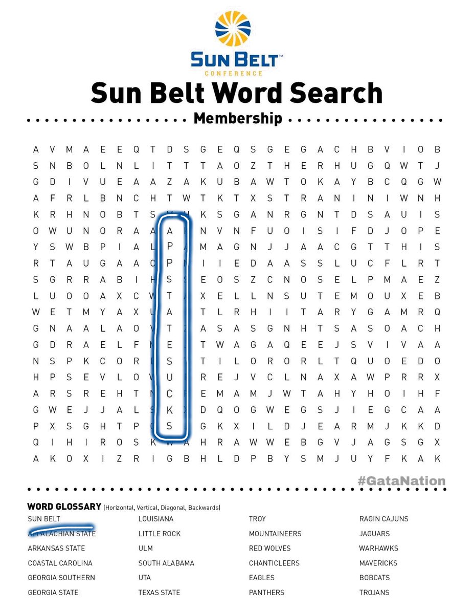 TheGataNation's tweet image. Well played Sunbelt, well played.