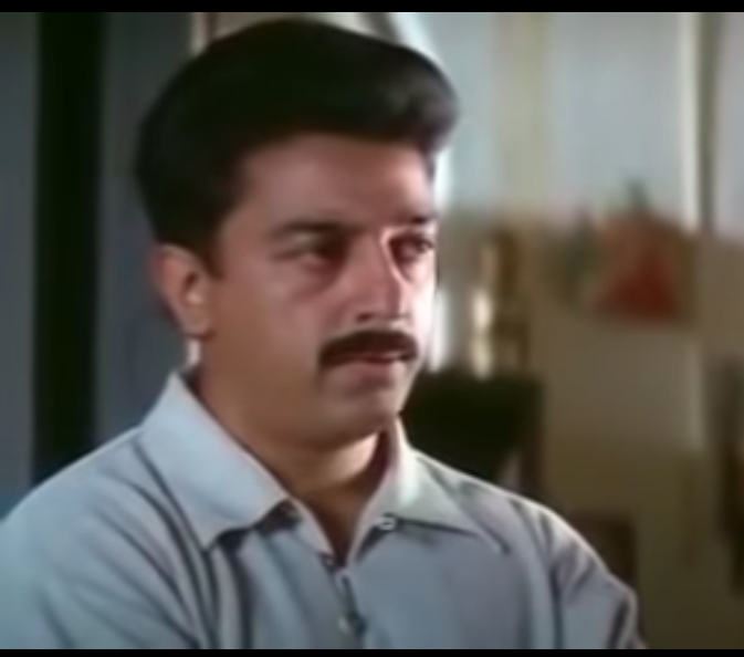 First round is screenshot round. All are famous Kamal Hassan movies. Find the movie. Q1.