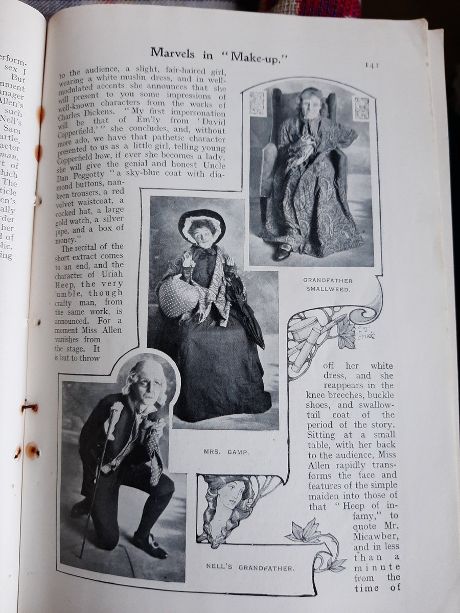 The photographs are fantastic, and the costuming is quite something. The descriptions are as Dickensian as the characters; writing and interview is by Joseph F. Heighton (about whom I can, similarly, find precious little, in the moments I spent searching not-too-far).