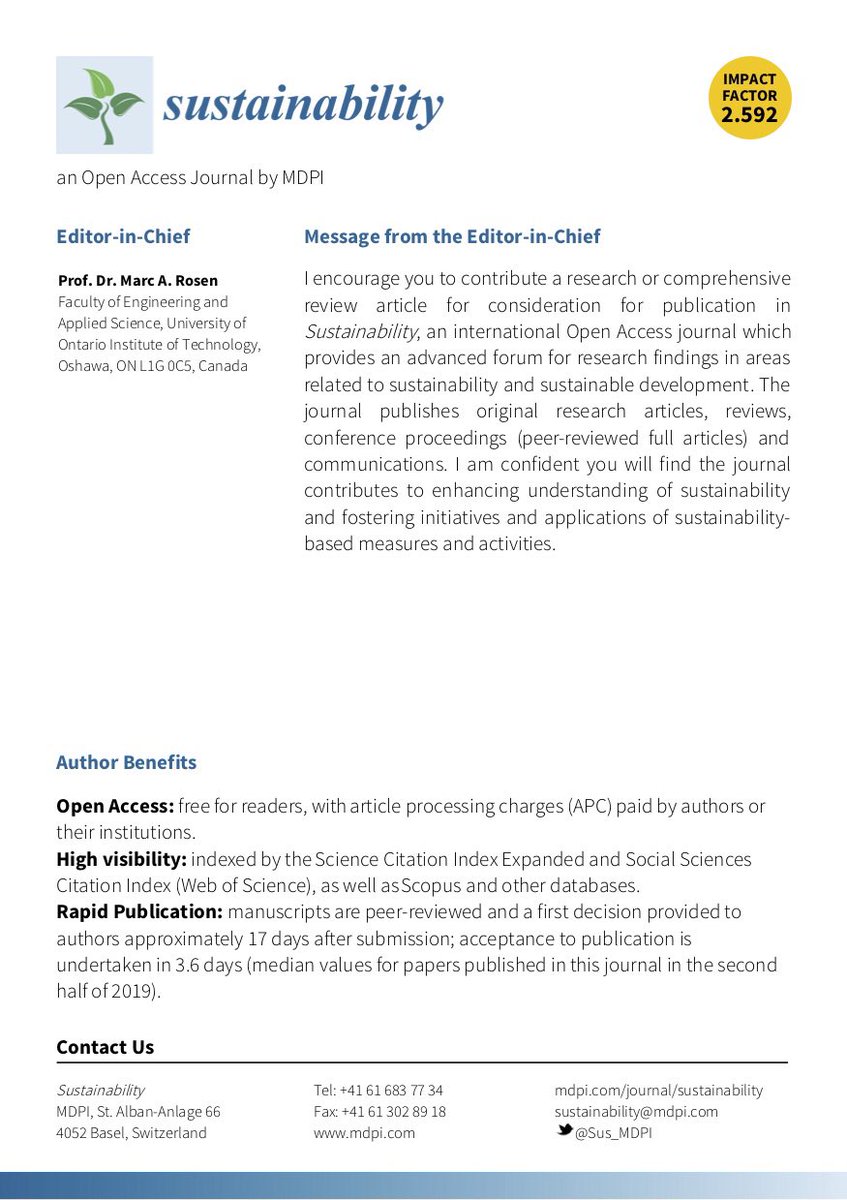 New special issue on Sustainability!Now open for submission 🙌 mdpi.com/journal/sustai… Guest Editors: Roberta Capitello and Natalia Maehle <a href="/Sus_MDPI/">Sustainability</a> <a href="/susfood_eranet/">SUSFOOD ERA-NET</a> #sustainability #food #sustainablechoice