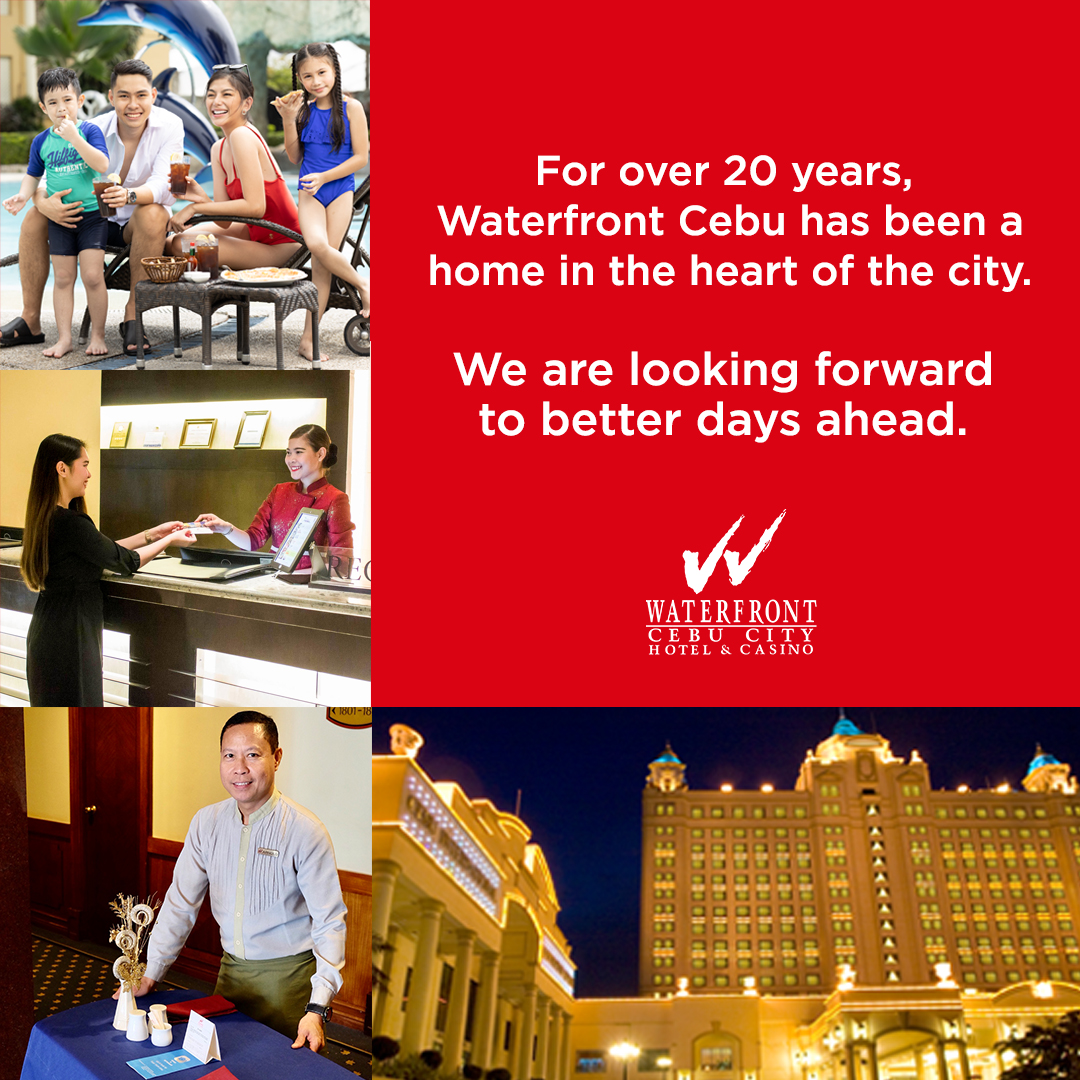 As an institution that stands as one of the city's stunning landmarks for more than two decades, we are looking forward to brighter and better days with you.

#waterfrontcebu
#centerofitall
