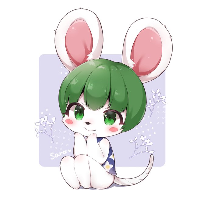 サラちゃん🐁
#どうぶつの森 #あつ森 