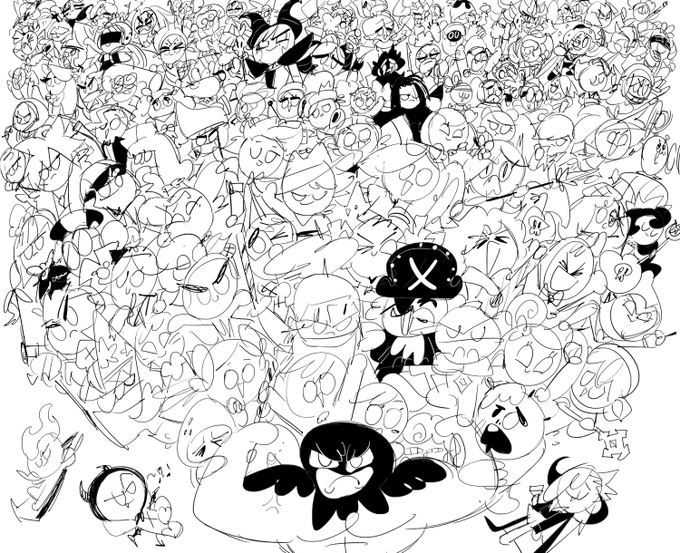심심해서 그렸는데 생각보다 많아서 당황했네요? #쿠키런 #cookierun 