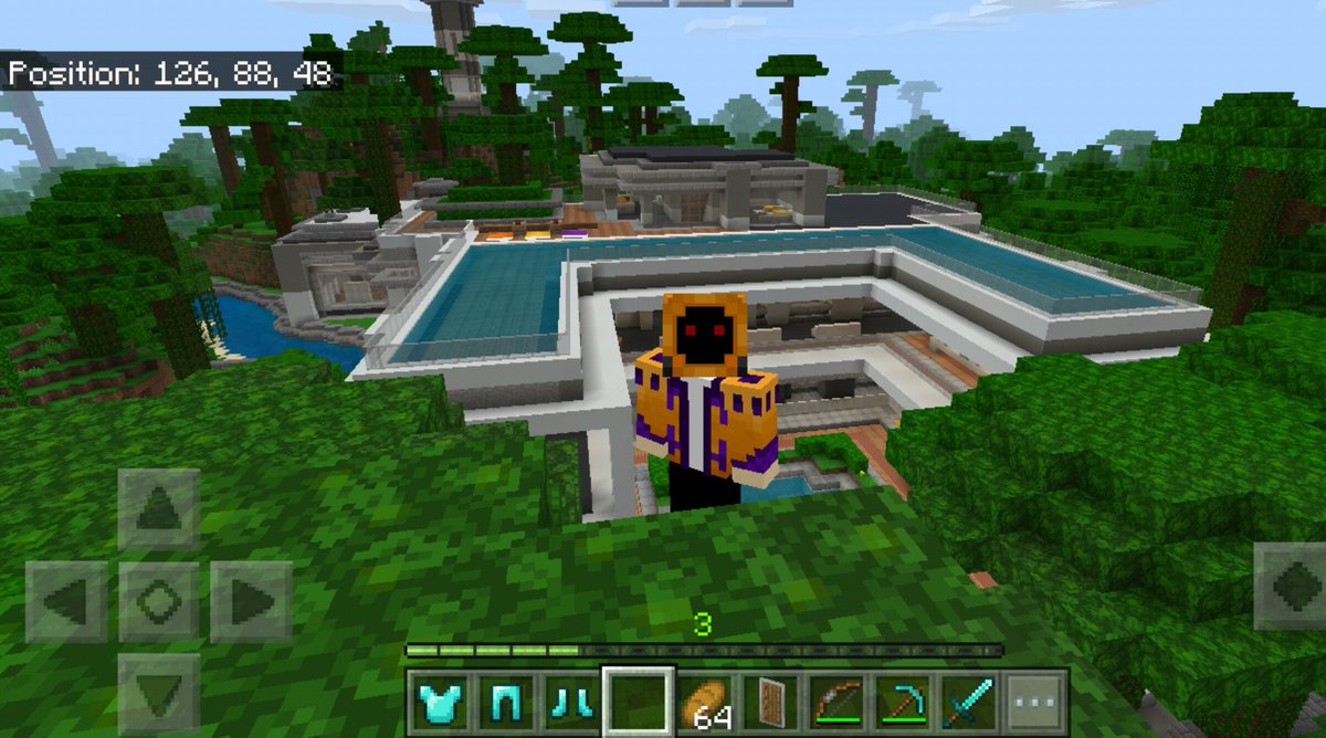 DylanDevelops's tweet photo. #officalminecraftclub This is My DylanVibes Mc mansion! i usually call it The vibes mansion! https://t.co/dB0SEdPaA9