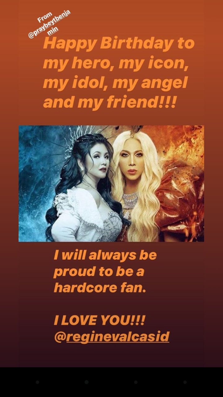 From Vice Ganda IG story 

Happy Birthday Songbird 