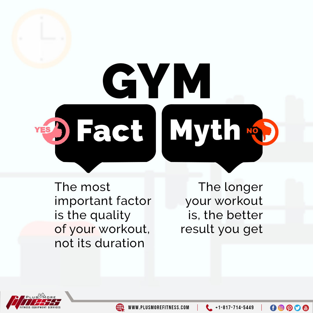 PLUSMOREFITNESS's tweet image. Did you know?
At the gym, the most important thing for you is to do a quality workout.

#PlusMoreFitness #GymMyths #GymFacts #Workout