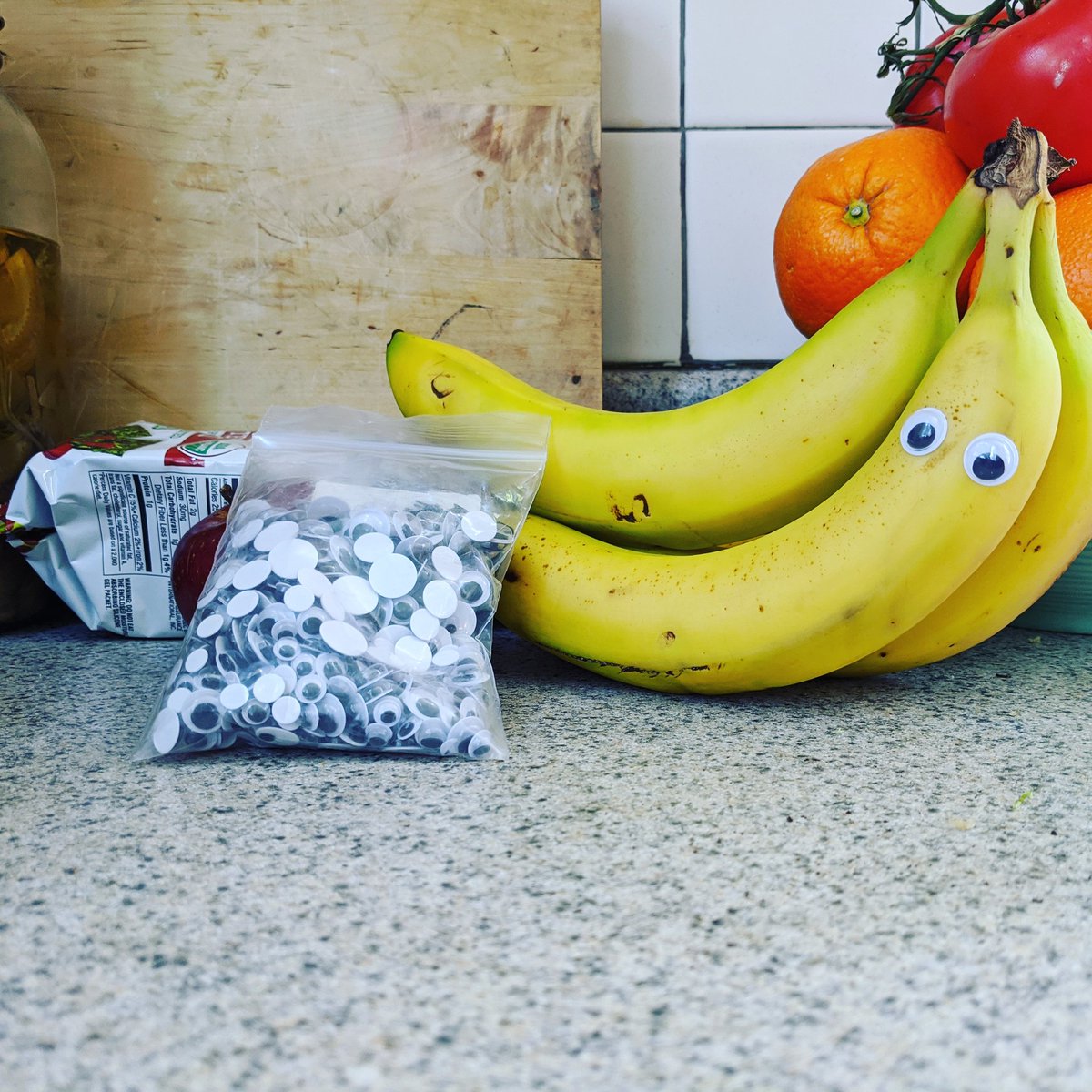 inferentialkid's tweet photo. My ten-year old: "If we put googly eyes on everything and give them names then everything will be our friend." #objectorientedontology https://t.co/WHEV1Mlvvm