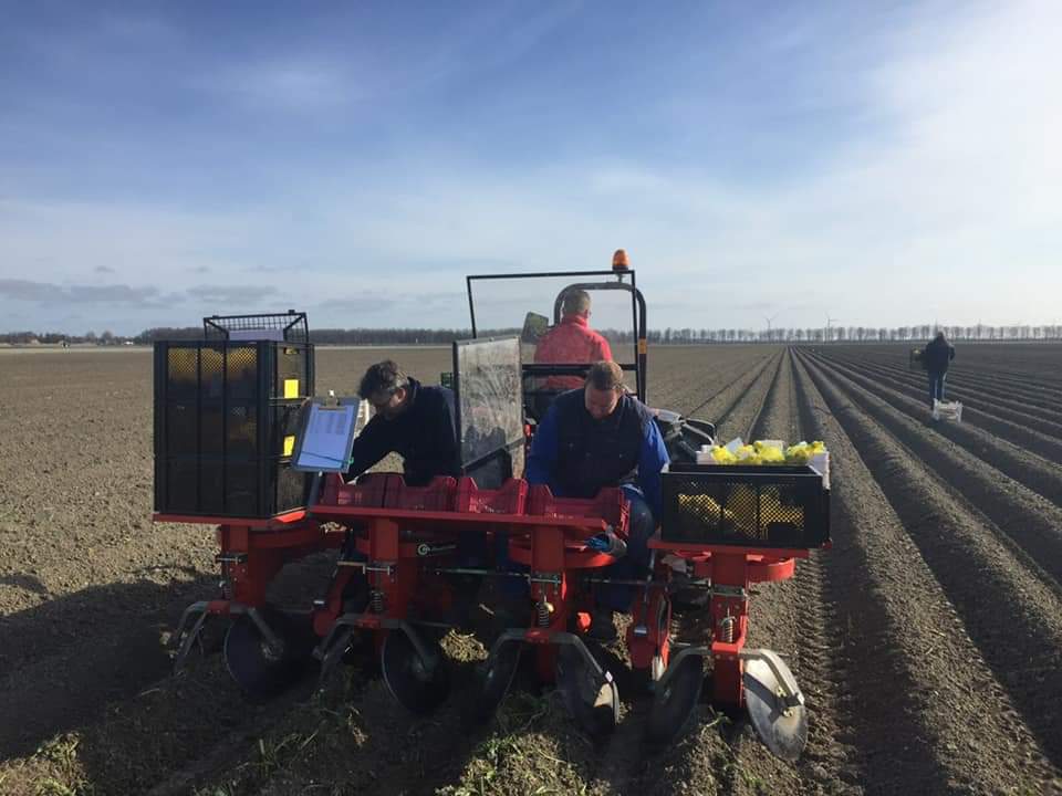 SebChaveron's tweet photo. La plantation des futures pommes de terre #hzpc est en cours! 🌞🚜🥔
Préparer aujourd'hui les variétés de demain https://t.co/h8vUrOOFGS
