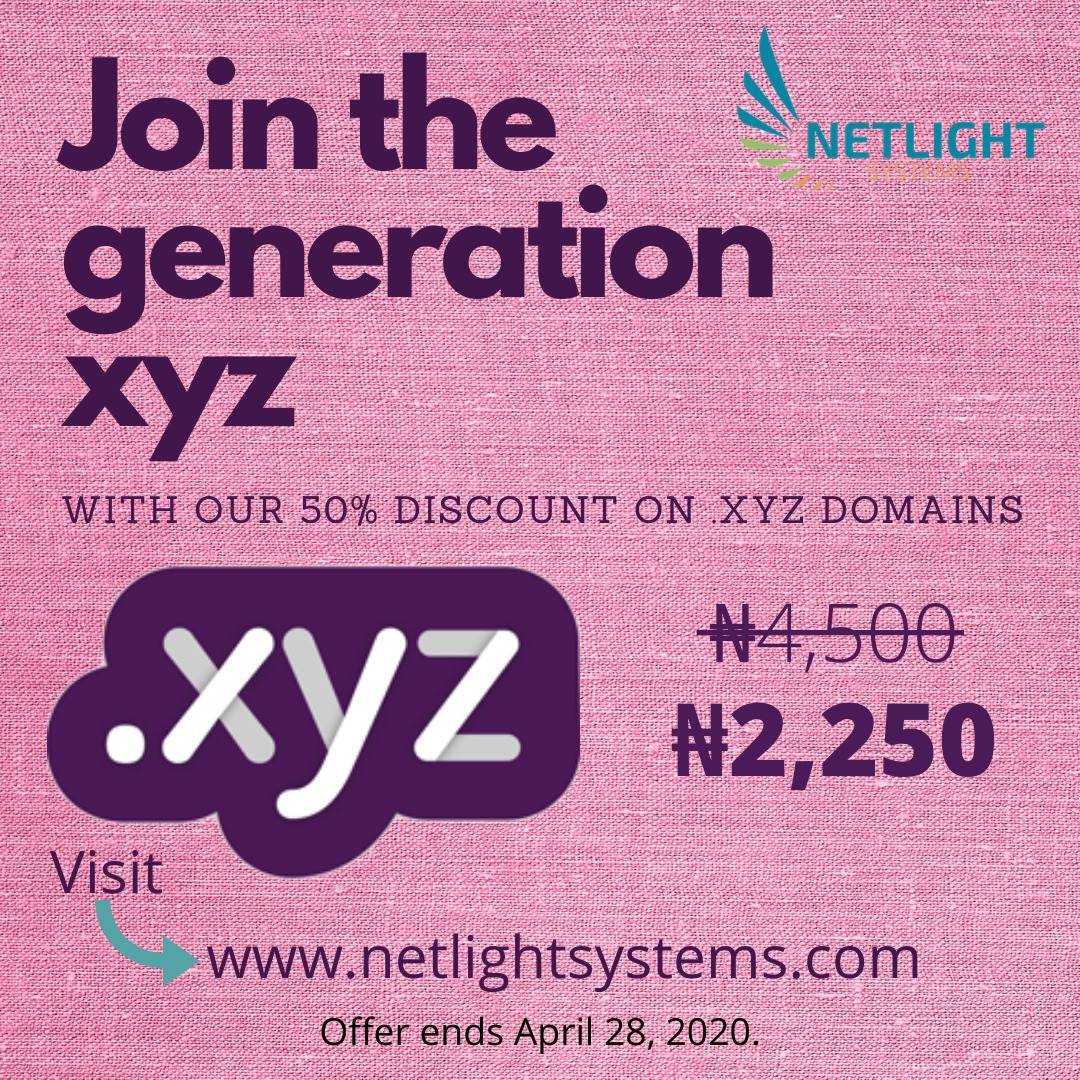 NetlightSystems's tweet photo. Get a personalized .XYZ Domain at 50% off - https://t.co/NYXdX5UqTc https://t.co/O5f6Y0izYV
