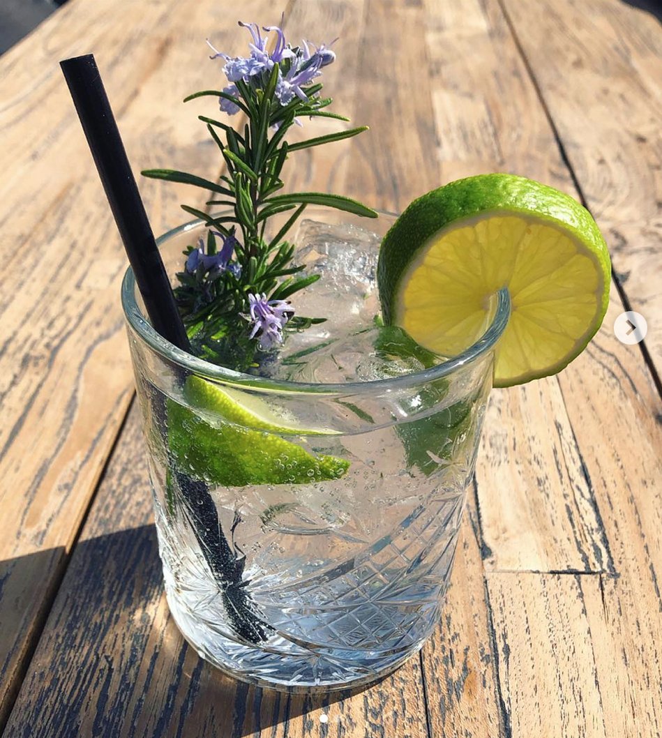 BlackwoodsGin's tweet photo. It's ##earthday2020 let's be thankful for the botancicals grown to produce our Gin. Elderflower tonic, lime and rosemary cocktail to celebrate?🍸🌍  #BlackwoodsGin https://t.co/n321nPZbNc