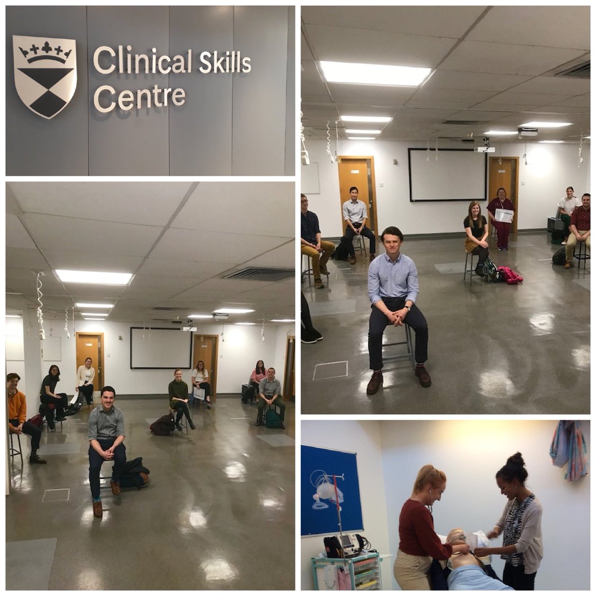 Everything came full circle when we met <a href="/NHSTayside/">NHS Tayside</a> new FiY's on Monday. During their induction we covered donning and doffing of PPE which is one of the thing that we taught them the very first time that they came to clinical skills as year 1 students 😀👨‍⚕️👩‍⚕️#DundeeMedic
