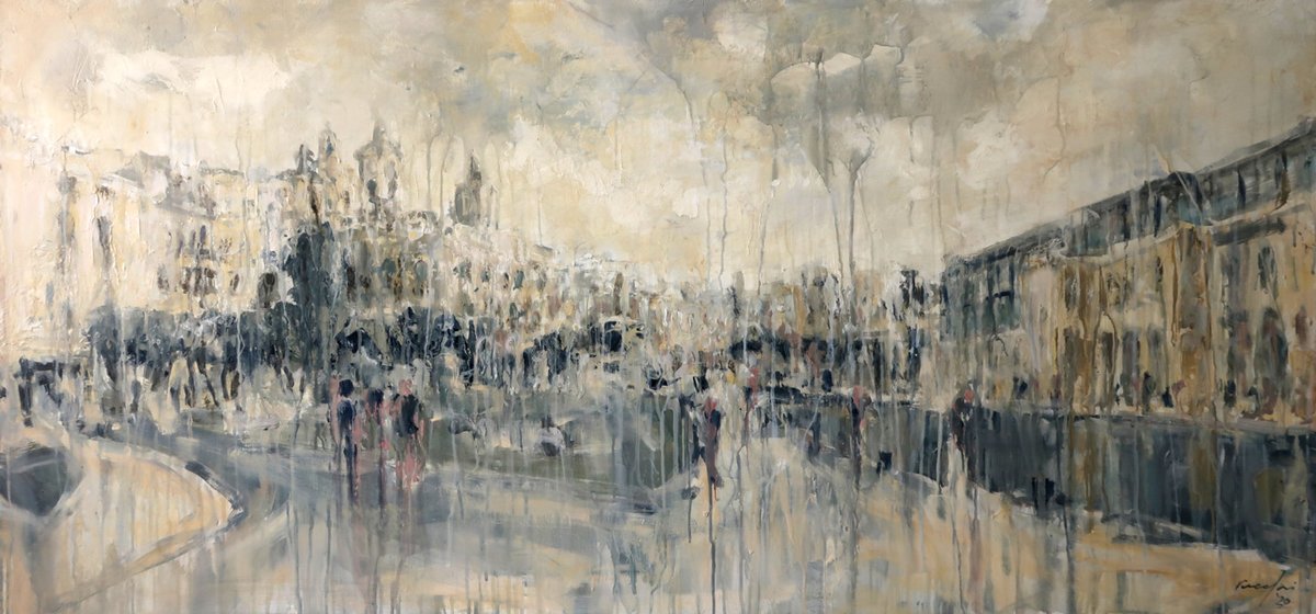 ChristineX180's tweet image. Another perspective of the Baċir project- a painting by Rupert Cefai. 

Info: ow.ly/EWiD50z5rD3

#Baċirnumru1 #Maltapainting #Bormla #Bormlapainting #RupertCefai