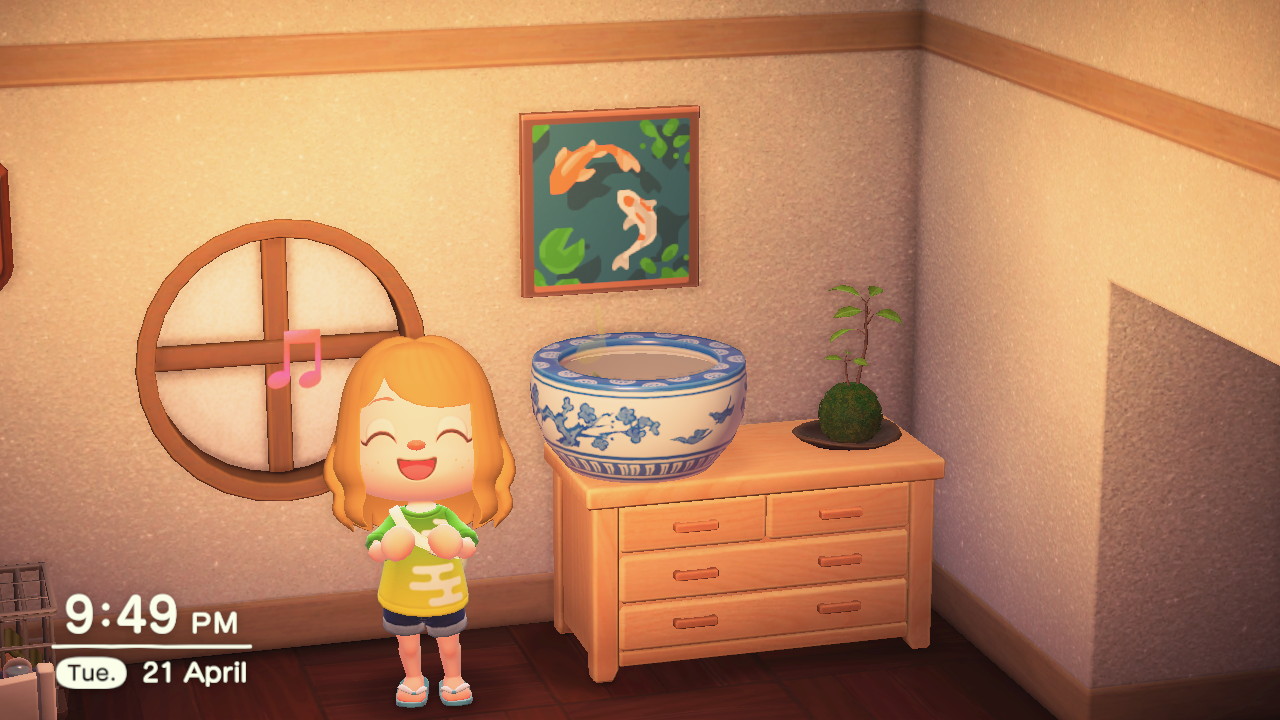 Resident of Bellcove on Twitter "I'm sure it's been done before but I made a little koi pond