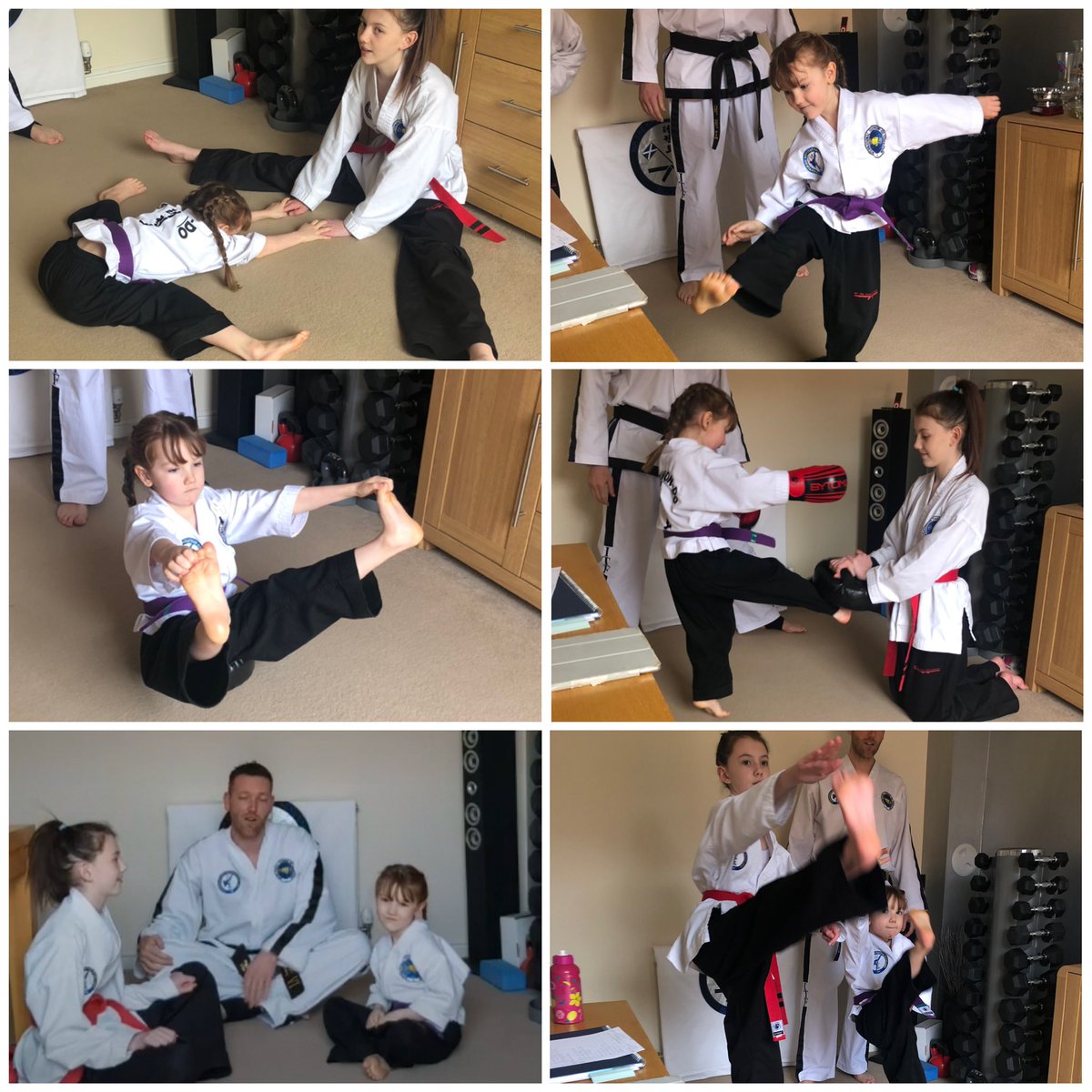 LouiseP2012's tweet photo. Taking part in live Tae Kwon Do online classes @CarnegiePS #p1d #p6_7 https://t.co/S3iC0TSJqW