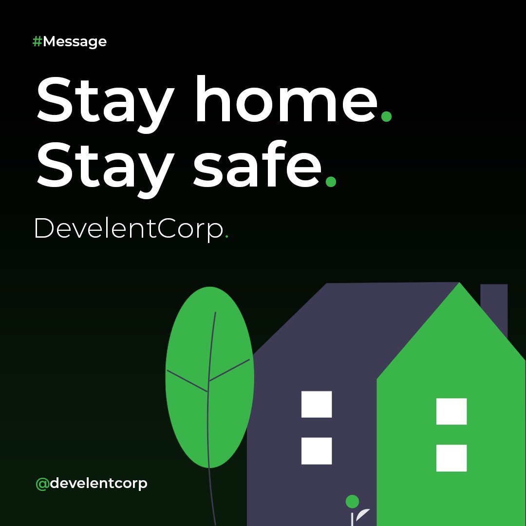 DevelentCorp's tweet photo. This is tough time for us all and we truly value the sense of community💚. #DevelentCorpTogether #covid19 https://t.co/RSM1tK6kCR