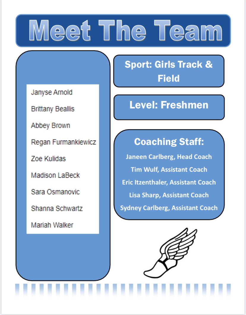 CougarCulture's tweet photo. It is time to introduce our womens track team!!! We wish we could see you in action right now! 🏃🏽‍♀️ @carlberg71 @PSHS_Athletics #cougarculture https://t.co/Doo8Cfxmhy
