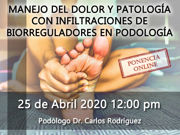 Copo_mur's tweet photo. PONENCIA ONLINE – MANEJO DEL DOLOR Y PATOLOGÍA CON INFILTRACIONES DE BIORREGULADORES EN PODOLOGÍA ⚠ RECORDATORIO ⚠

Hora: 25 abril 2020 12:00 pm Madrid

Unirse a la reunión Zoom
https://t.co/WvOpHkzcfr…

ID de reunión: 956 9349 4968
Contraseña: 789922 https://t.co/4cUwUNHaTb
