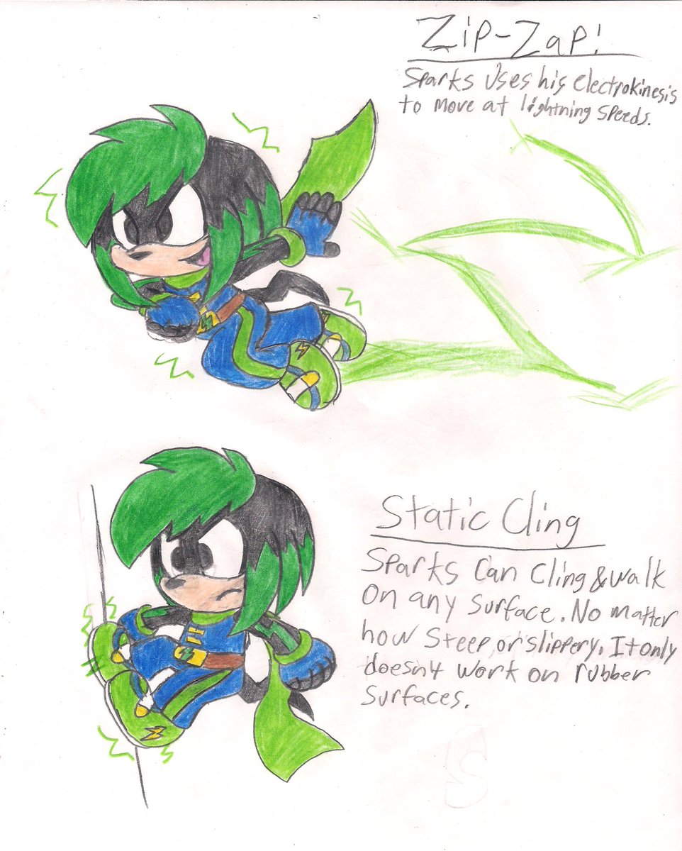 Sparks The Echidna Junior Hero I Actually Have A Skill Sheet For Sparks And How He Uses His Abilities He Uses His Electric Powers In Many Different Ways T Co Yz1gbgycmb
