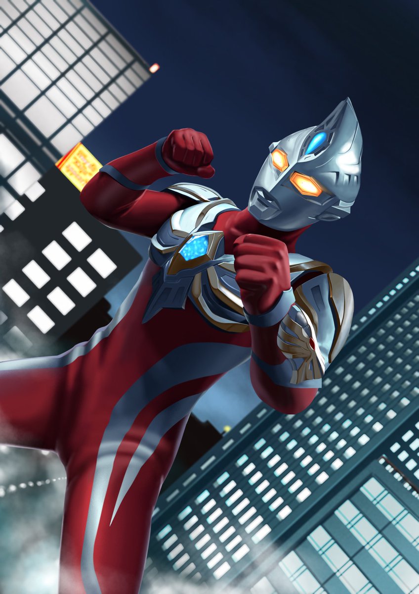 「私が一番好きなウルトラマンマックスを描いたよ
今年で15周年。大変な昨今ですが何」|メフィのイラスト