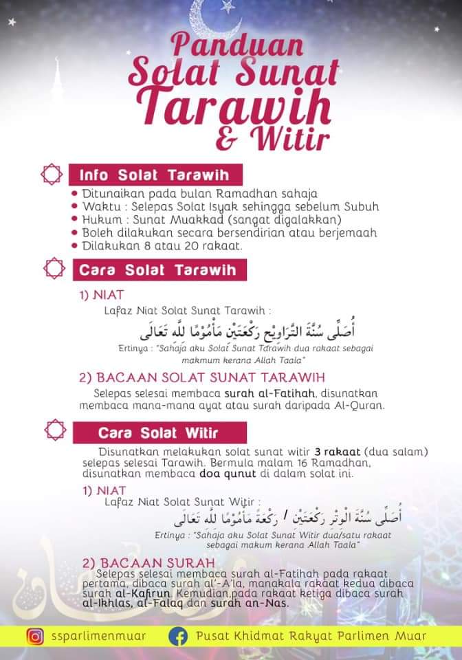 Panduan solat tarawih pdf