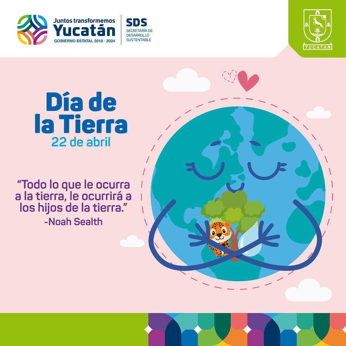 ¿Sabías que? Un día como hoy hace 50 años, se organizó por primera vez un evento por el #DíaDeLaTierra, por ello hoy se conmemora su 50° aniversario y del cuál tú puedes ser parte. (1/2)
