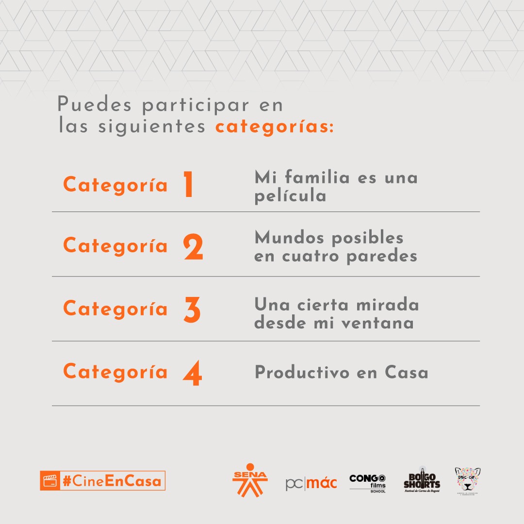 senaensantander's tweet photo. 😃🤳🏽 Aprendices, instructores  y funcionarios SENA, este concurso es para ustedes. #CineEnCasa busca que compartas una pieza audiovisual en torno a valores necesarios para afrontar la crisis por Covid-19. Conoce las bases del concurso. #SENAEnCasa  https://t.co/bC1y9BBOP2 https://t.co/4agibTNWHe