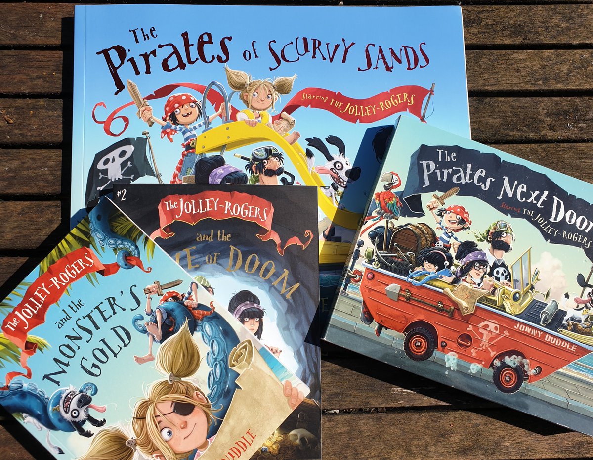 ☠Ahoy there! We have this FABULOUS book bundle to #giveaway to ONE lucky person! ☠The Jolley-Rogers series is written by <a href="/JonnyDuddleDum/">Jonny Duddle</a> and published by <a href="/templarbooks/">Templar Books</a>! To win, just:
🎉RT/Follow 
🎉Tag some friends 
🌟UK only. Ends 24.4.2020. Will post when lockdown ends!