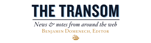 FDRLST's tweet image. Start your free trial of The Transom newsletter today! Get news, notes, and thoughts from around the web delivered to your inbox every morning. thetransom.org