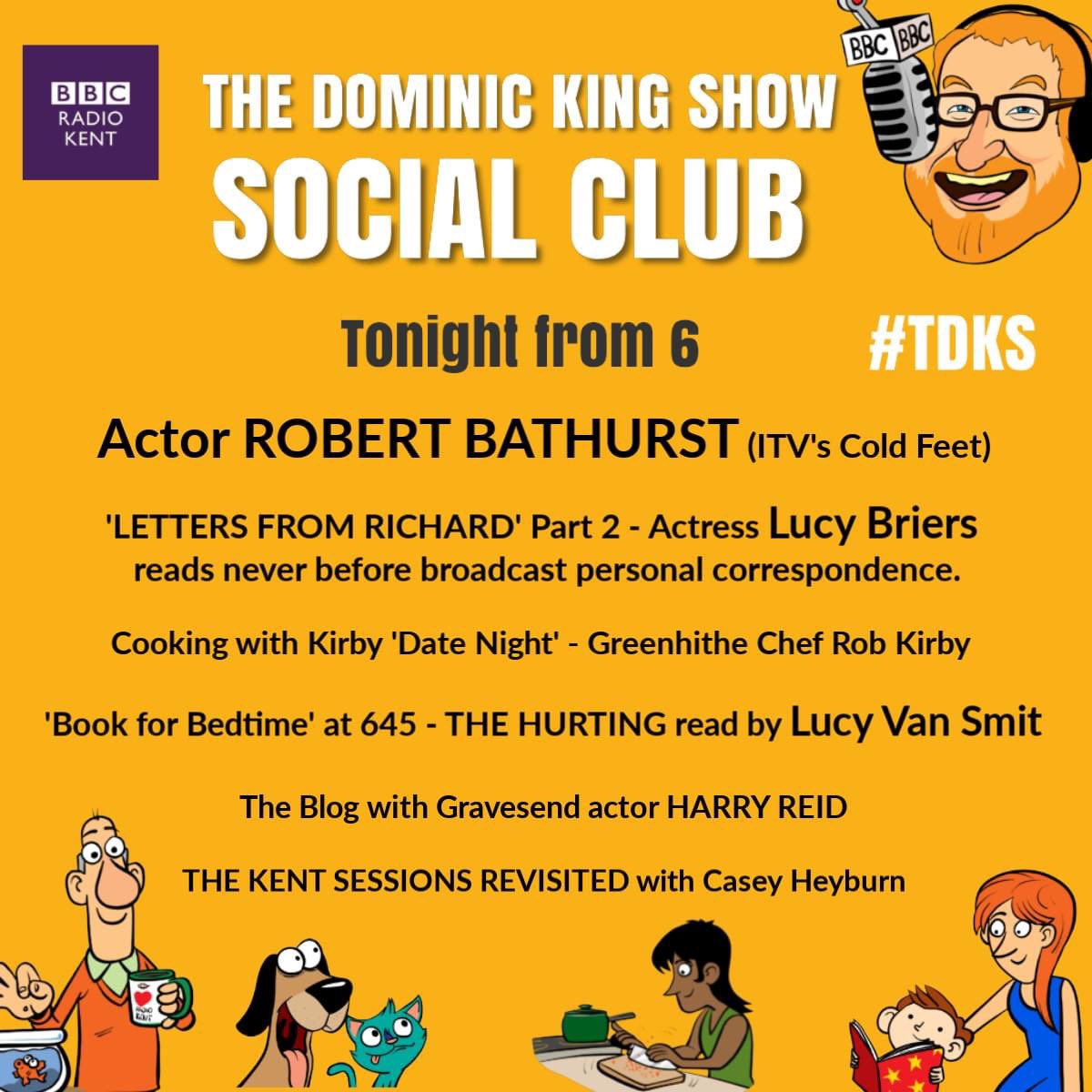 Tonight <a href="/BBCRadioKent/">BBC Kent</a> from 6
<a href="/RobertBathurst/">Robert Bathurst</a> @lucyjbriers <a href="/DeliciousKirby/">Delicious_Kirby</a> <a href="/Lucyvansmit/">Lucy van Smit</a> <a href="/HarryReid16/">Harry 'H' Reid</a> @CaseyHeyburn