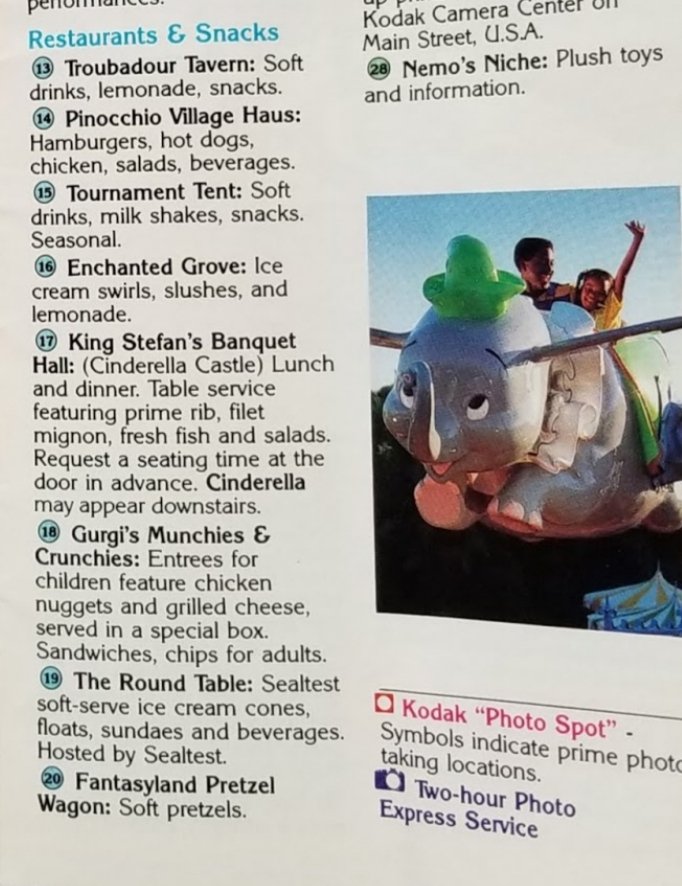 The 1991 Magic Kingdom guide included 20000 Leagues Under the Sea, Mr. Toad's Wild Ride, Snow White's Adventures, Fantasy Faire &amp; the Skyway in Fantasyland.

Read more: wdwyesterdaytodaytomorrow.blogspot.com/2020/04/13-loo…

#magickingdom #fantasyland  #wdw #disneyworld #waltdisneyworld #disneyparks #disney